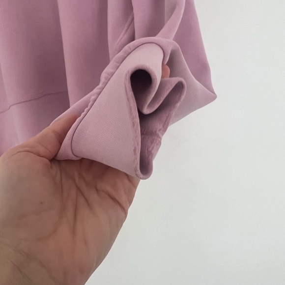 Lululemon Pink Softstream Perfectly Oversized Cropped Crew [Sz. 2] - Picture 4 of 4